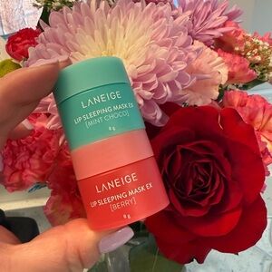 2 pk mini 8g laneige lip mask new!